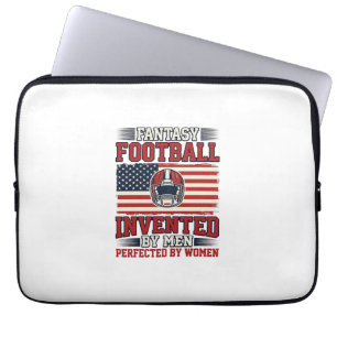 Fantasy Football Kvinnor Vintage Sport T-Shirt_1 Laptop Fodral