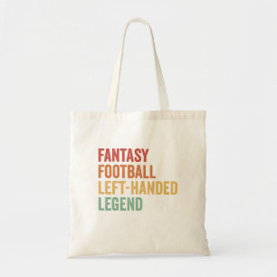 Fantasy Football Lämnat Handed Legend Funny Retro Tygkasse