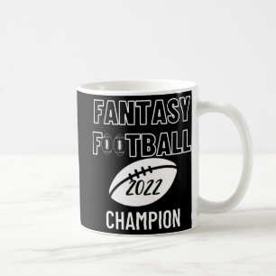 Fantasy Football League Champion Winner 2022 Foot Kaffemugg
