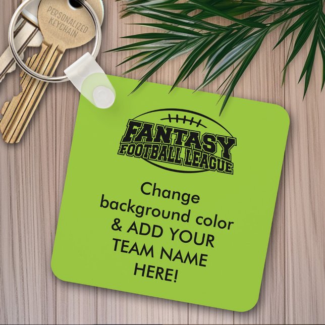 Fantasy Football League Nyckelring (Personalized keychain - Fantasy Football)