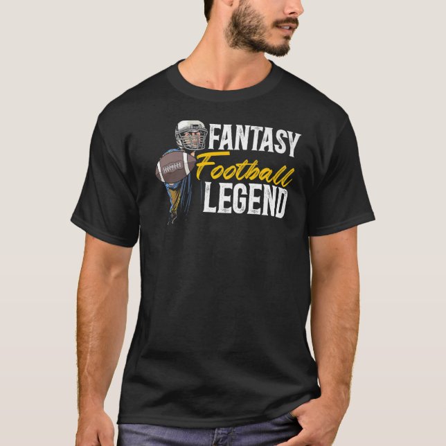 Fantasy Football Legend Auto Draft Sport 1 T Shirt (Framsida)