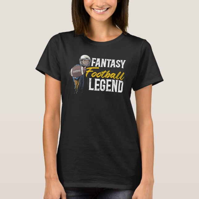 Fantasy Football Legend Auto Draft Sport 1 T Shirt (Framsida)