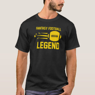 Fantasy Football Legend Draft Party Kit Trophy T Shirt