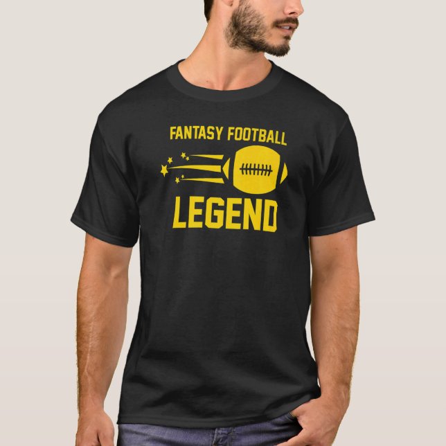 Fantasy Football Legend Draft Party Kit Trophy T Shirt (Framsida)