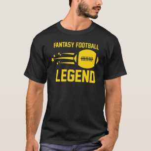 Fantasy Football Legend Draft Party Kit Trophy T Shirt