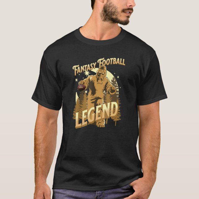 Fantasy Football Legend Football Ffl T Shirt (Framsida)