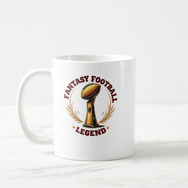 Fantasy Football Legend Trophy Tee Kaffemugg (Vänster)