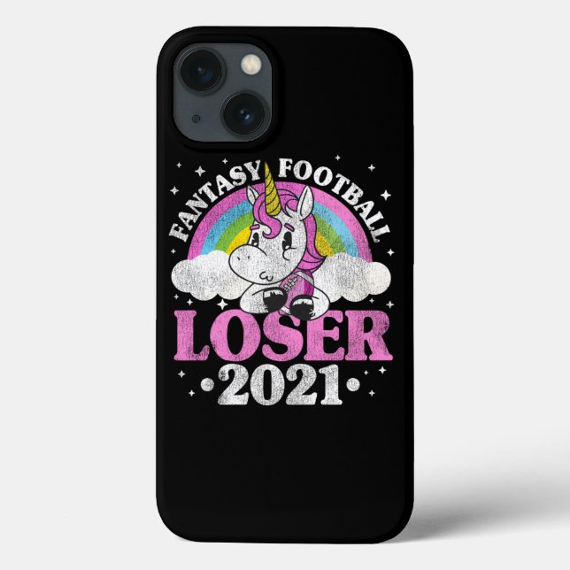 Fantasy Football Loser 2021 Outfit Unicorn Gift (Baksida)