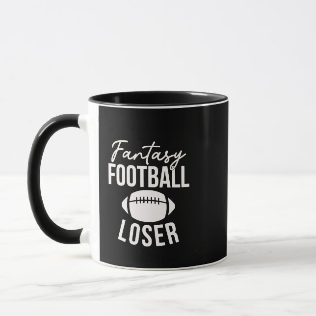 Fantasy Football Loser Football Fantasy Funny Mugg (Vänster)