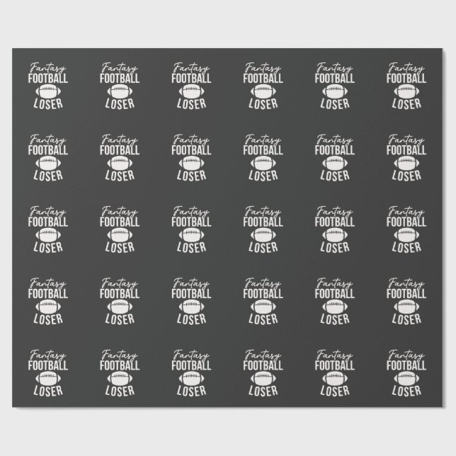 Fantasy Football Loser Football Fantasy Funny Presentpapper (Platt)