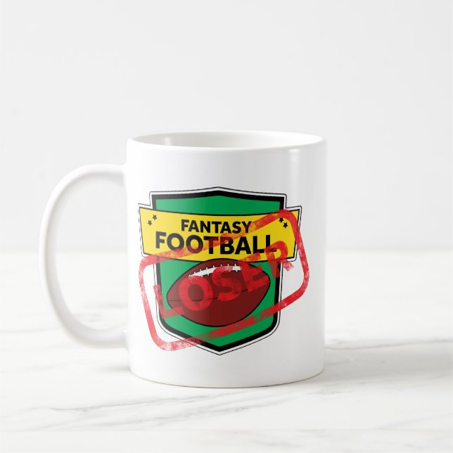 Fantasy Football Loser Puntion Kaffemugg (Vänster)