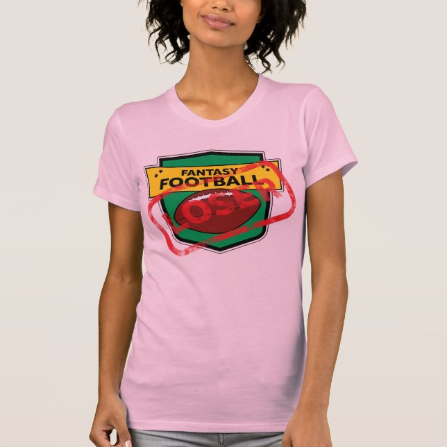 Fantasy Football Loser Puntion T Shirt (Framsida)