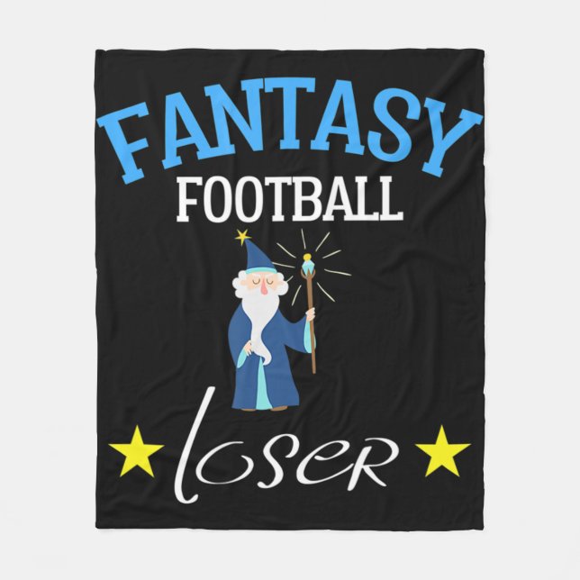 Fantasy Football Loser Roligt Fantasy Football Tee Fleecefilt (Framsidan)
