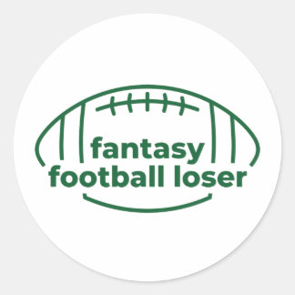 Fantasy Football Loser Runt Klistermärke
