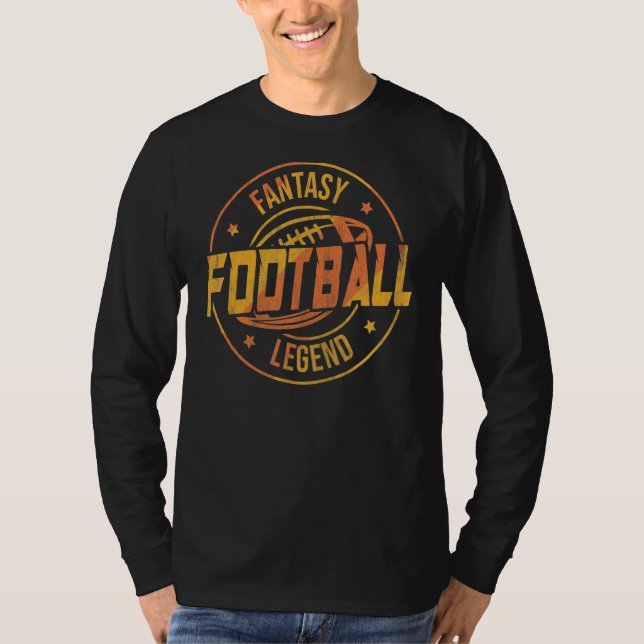 Fantasy Football Manager i coola Round Batch T Shirt (Framsida)