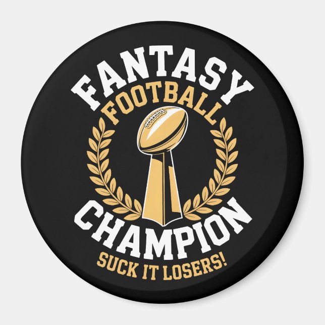 Fantasy Football-mästare Magnet (Framsidan)