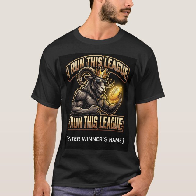 Fantasy Football Mästare T-Shirt (Framsida)