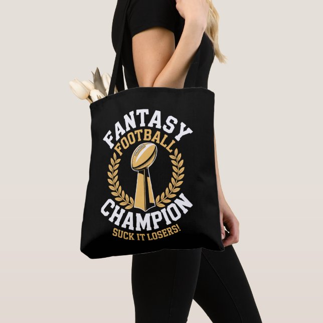 Fantasy Football Mästare Tygkasse (Närbild)