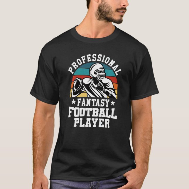 Fantasy Football Professionell Fantasy Football Pl T Shirt (Framsida)