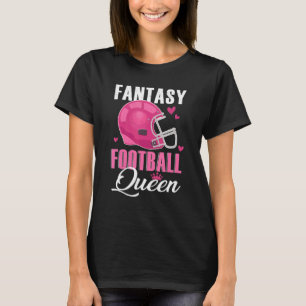 Fantasy Football Queen for Women Krona Winner Cham T Shirt