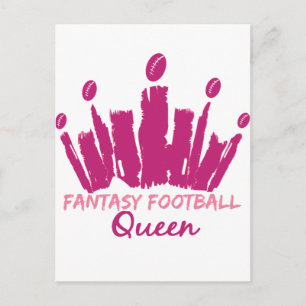 Fantasy Football Queen Vykort