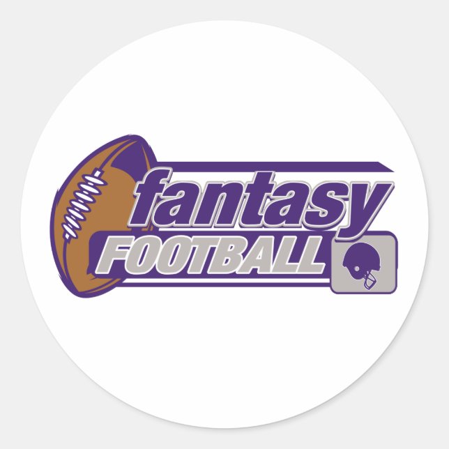 Fantasy Football Runt Klistermärke (Framsida)