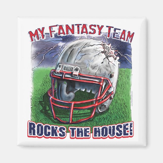 Fantasy Football Sten House Gear Magnet (Framsidan)
