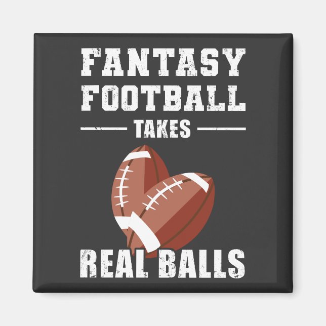 Fantasy Football tar sig Bollar Magnet (Framsidan)
