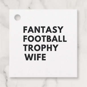 Fantasy Football Trophy Makfe Funny Par Gåvor Etiketter