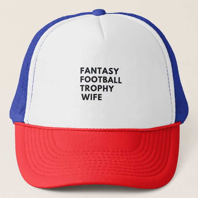 Fantasy Football Trophy Makfe Funny Par Keps (Framsida)
