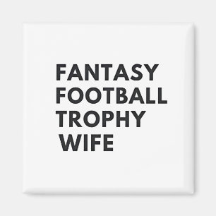 Fantasy Football Trophy Makfe Funny Par Magnet