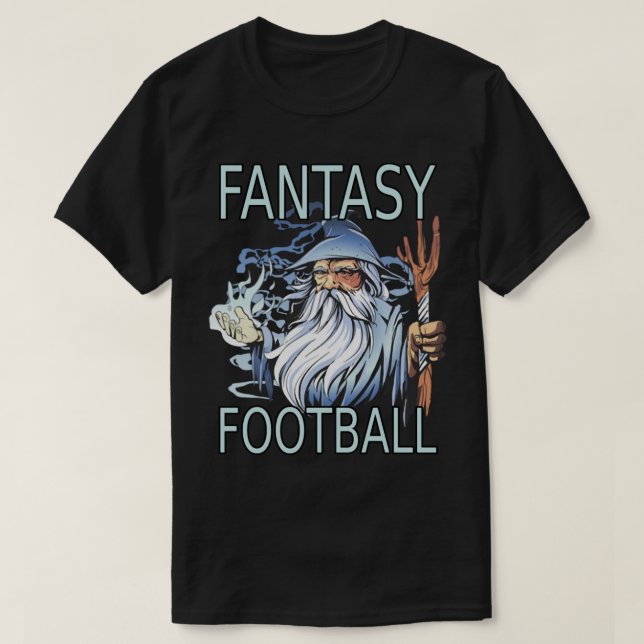 Fantasy Football Wizard T Shirt (Design framsida)