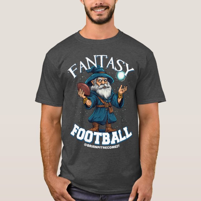 Fantasy Football Wizards T Shirt (Framsida)