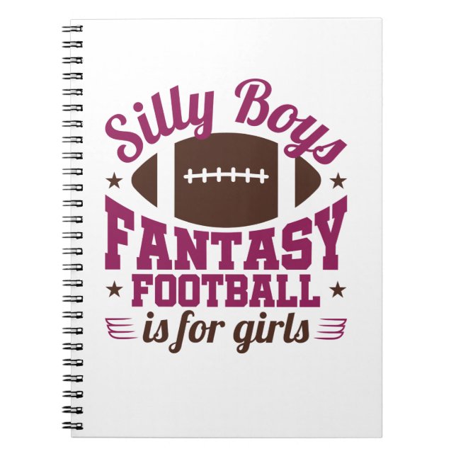 Fantasy Football Women FFL för flickor Anteckningsbok (Framsidan)