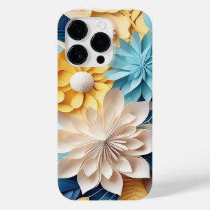 Fantasy för 3D Blue- och Gult-Blommigt