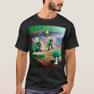 Fantasy forest Ashtar Galactic Command T Shirt