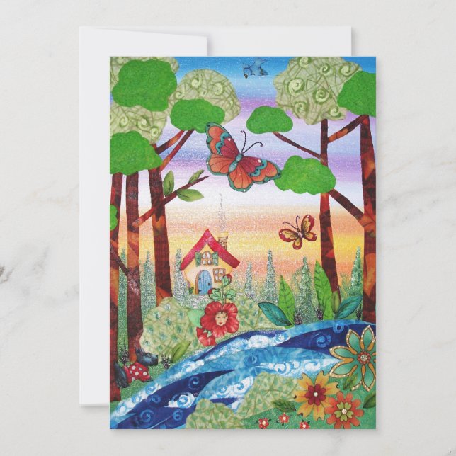 Fantasy Forest Inbjudningar (Framsida)