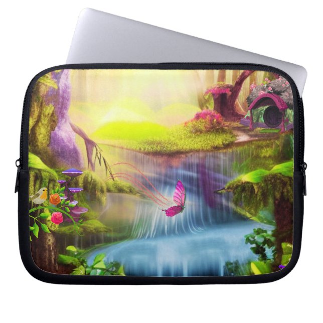 Fantasy Forest Laptop Fodral (Framsidan)
