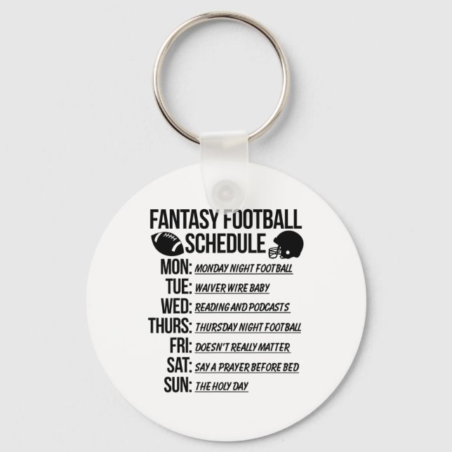 Fantasy Fotboll Draftfest  Nyckelring (Framsida)