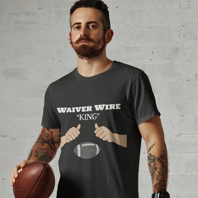 Fantasy-fotboll för Waiver Wire "KUNG" T Shirt (Skapare uppladdad)