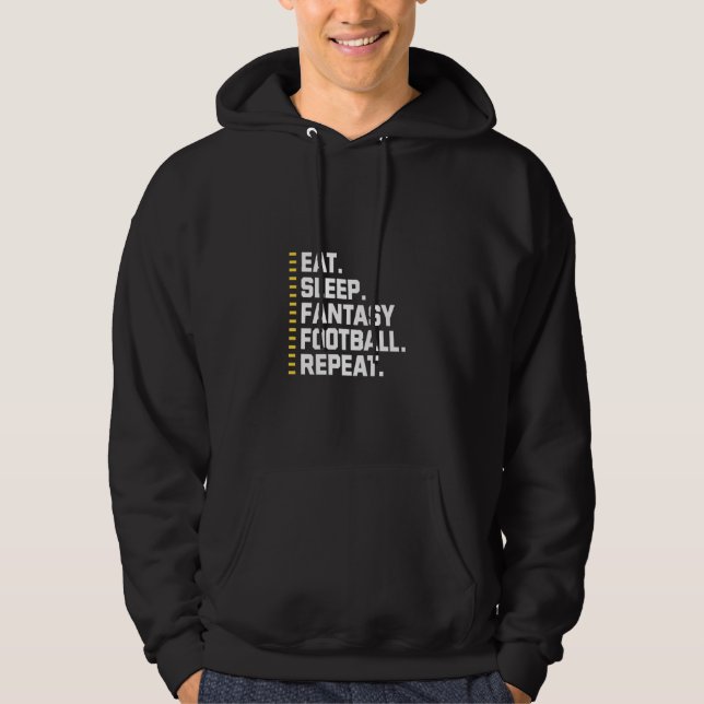 Fantasy-fotboll i viloläge hoodie (Framsida)
