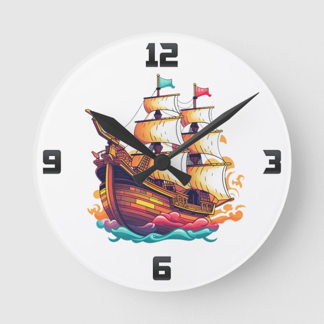 Fantasy-Frakt Rund Klocka (Framsida)