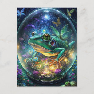 Fantasy Frog Terrainium Vykort