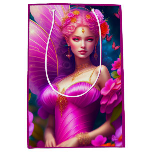 Fantasy Fuchsia Fairy Flower Butterflies