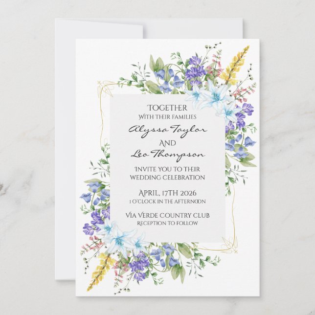 Fantasy Game wedding invitation  Inbjudningar (Framsida)