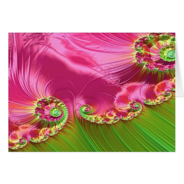 Fantasy Garden Hälsningskort (Framsidan Horizontal)