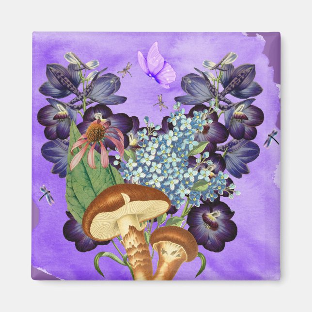 Fantasy Garden Print Magnet (Framsidan)