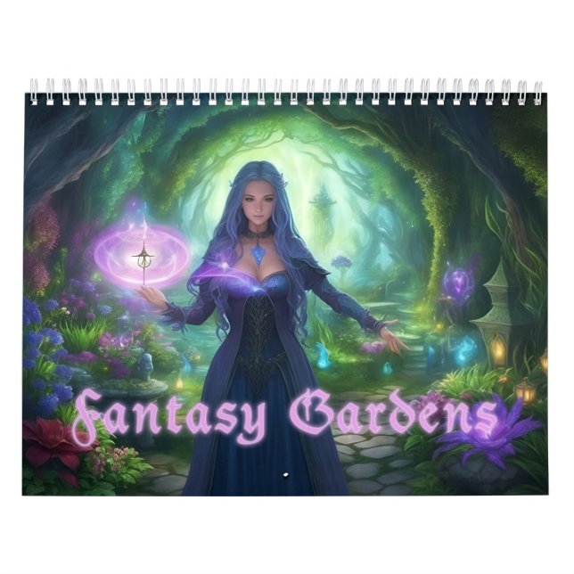 Fantasy Gardens Kalender (Omslag)