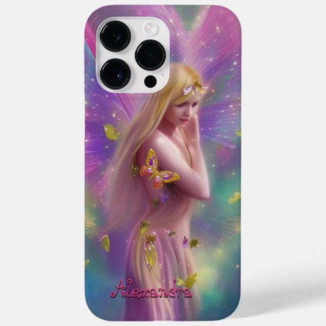 Fantasy Girl lila rosa guld Fjäril 3 (Baksida)