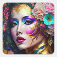 Fantasy Glam Woman Pop Art